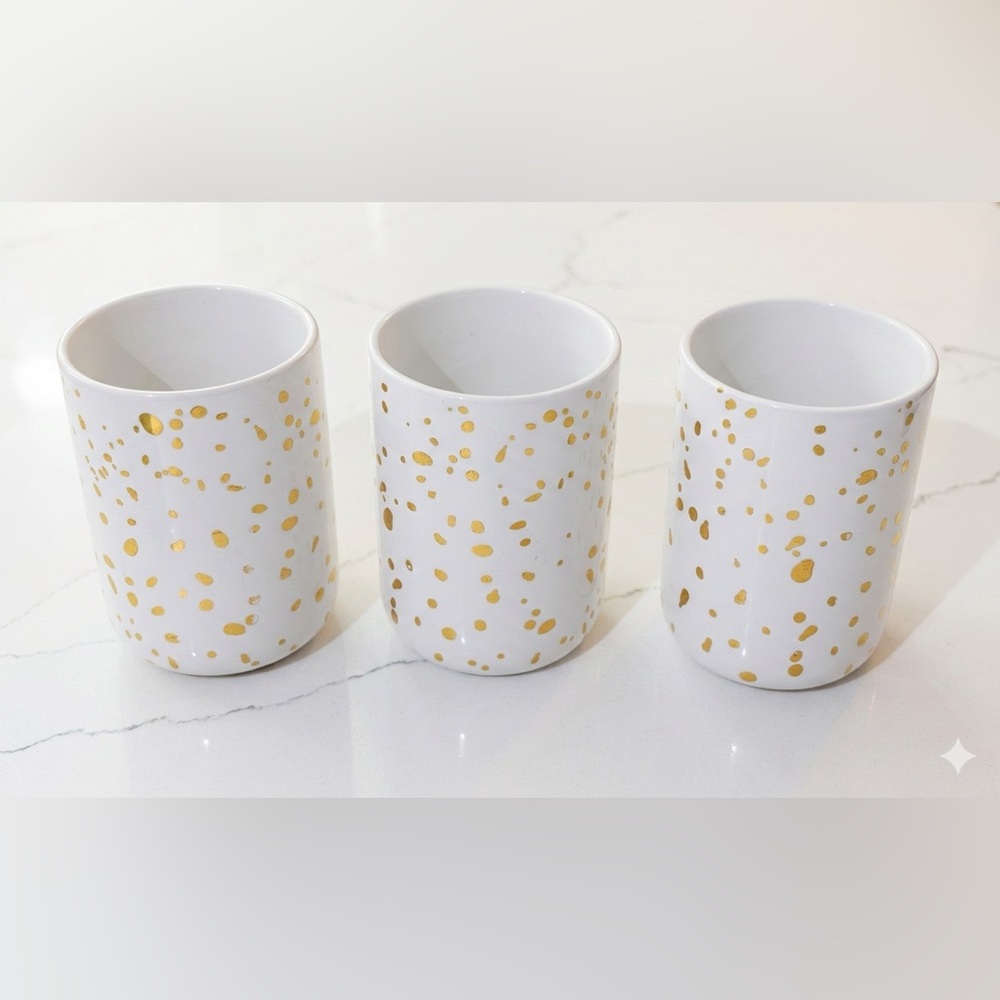 Target Gold Speckled Ceramic Mugs